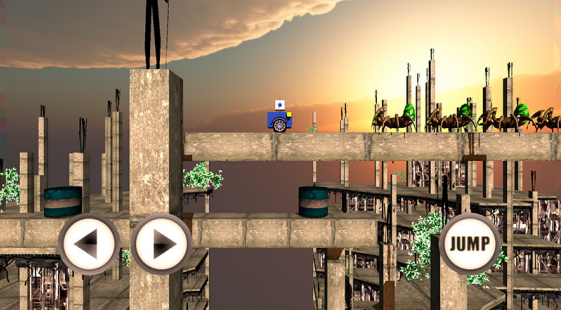 Captura de pantalla de demo de juego "Aracno Apocalypse" desarrollado durante el bootcamp